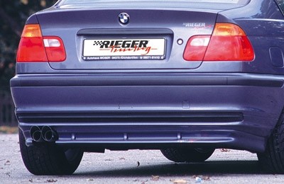 Achterbumper Diffusor BMW E46 sedan Rieger M3-look