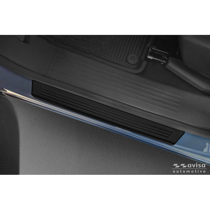 Avisa Zwart RVS Instaplijsten  Opel Grandland (EV) 2024- - 'Lines' - 4-delig