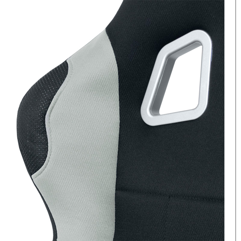 Sportstoel 'K5' - Zwart/Grijs - Vaste rugleuning - incl. sledes