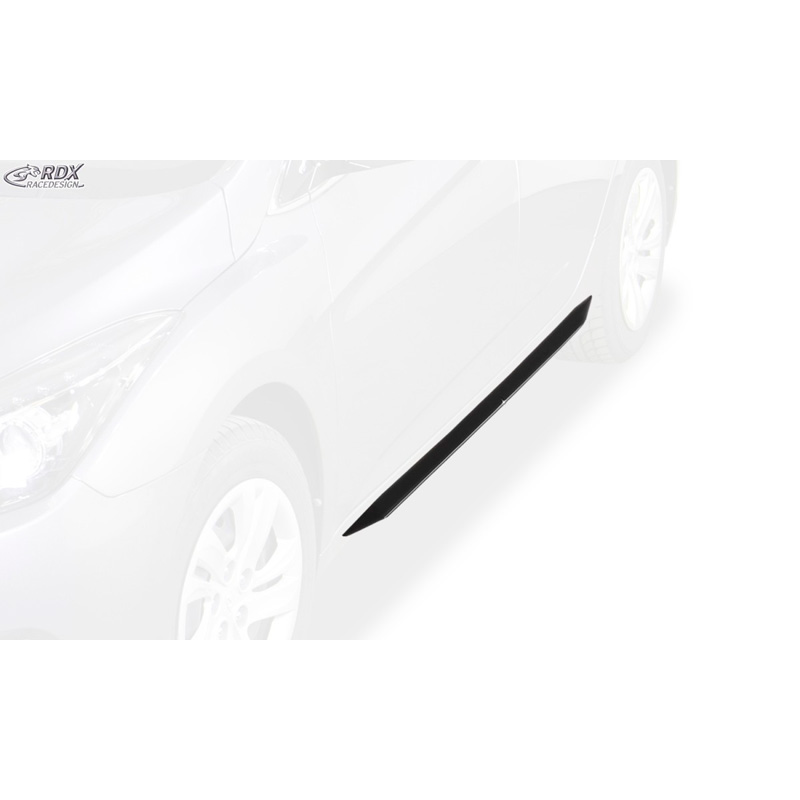 Side skirts 'Slim'  Hyundai i40 2011-2015 & Facelift 2015- (ABS glossy black)