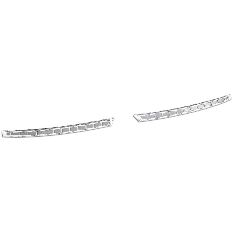 Avisa Stainless Steel Rear Bumper Protector  KIA EV3 GT 2024- - Silver - 2-pieces