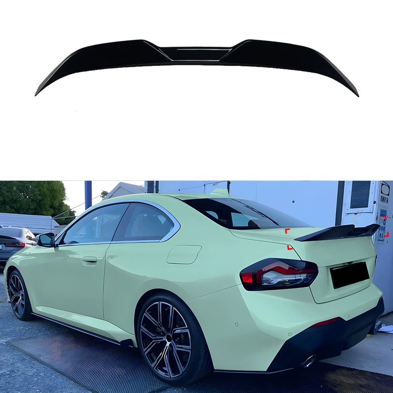 Rear spoiler  BMW 2-Series G42/G87 Coupe 2021- (ABS Glossy Black)
