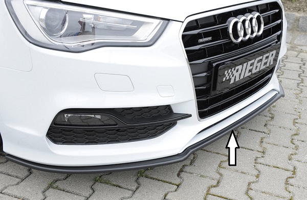Voorspoiler Audi A3 8V S-line Rieger