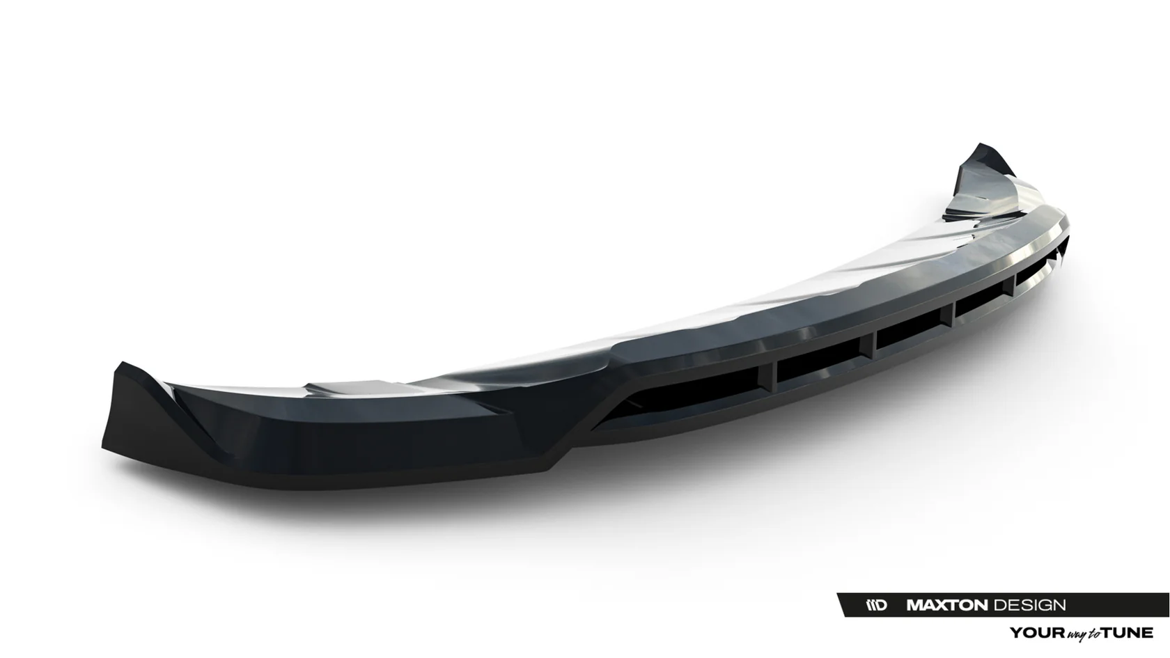 Voorspoiler Land Rover Range Rover Sport MK2 Maxton Glanzend zwart
