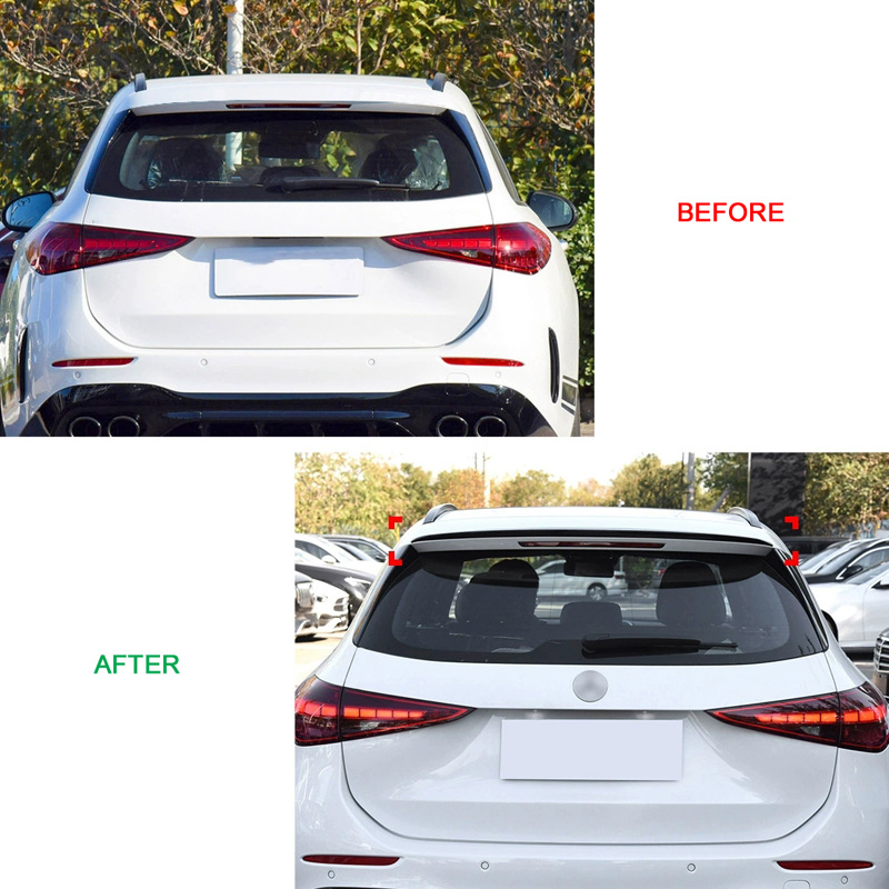 Dakspoiler (Spoiler Cap)  Mercedes C-Klasse W206 Kombi 2021- (ABS Glanzend zwart)