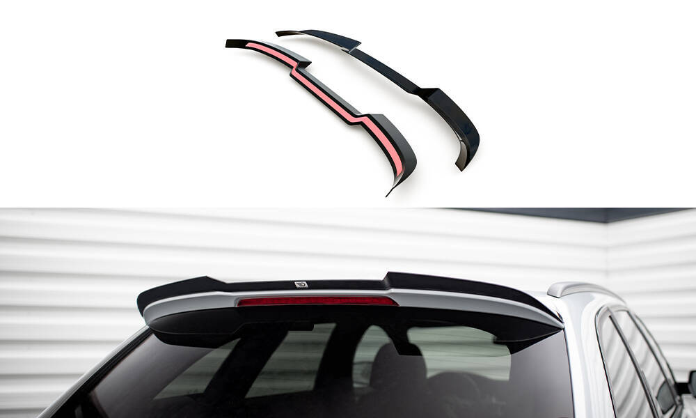 Spoiler Audi A4 Competition Avant B8 FL Maxton Glans Zwart
