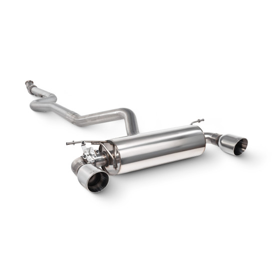 BMW 2 Series F22 M235i 3.0L Non-resonated cat-back system with valve Scorpion
