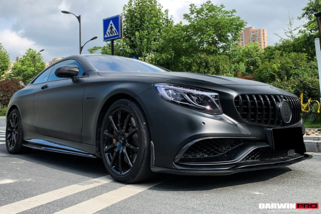 Mercedes Benz C217 S63/S65 AMG Coupe Carbon Voorbumper Lijst 2014-2017