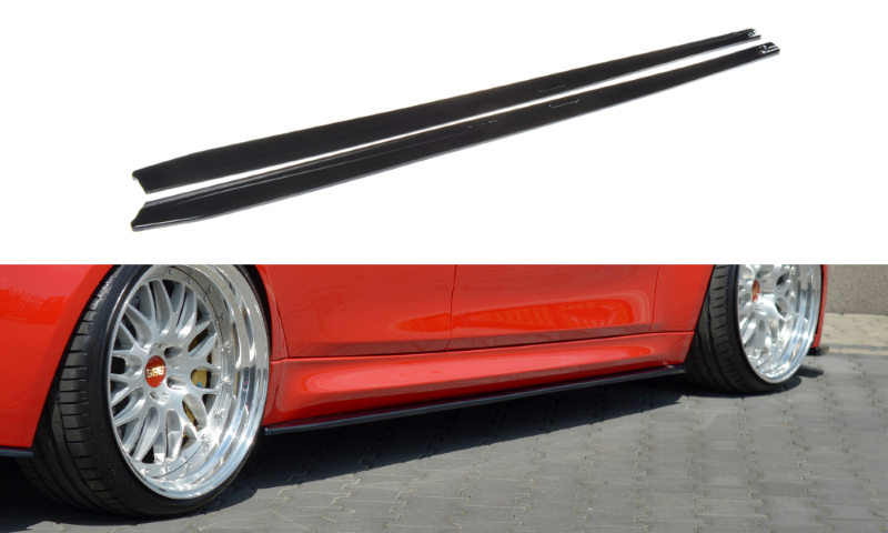 Zijskirts Diffusers V.1 BMW M3 F80 Glanzend Zwart