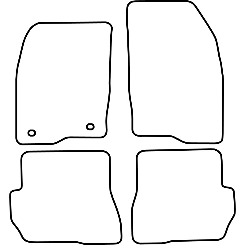 Set velour car mats  Mazda 2 MPV 2006-2008