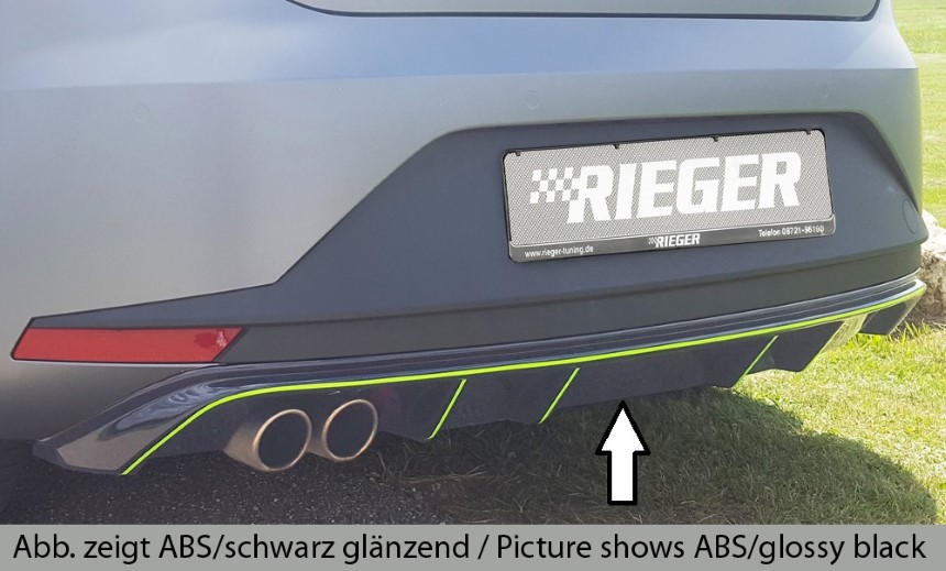Diffuser Seat Leon F5 FR Rieger dubbele uitlaat links