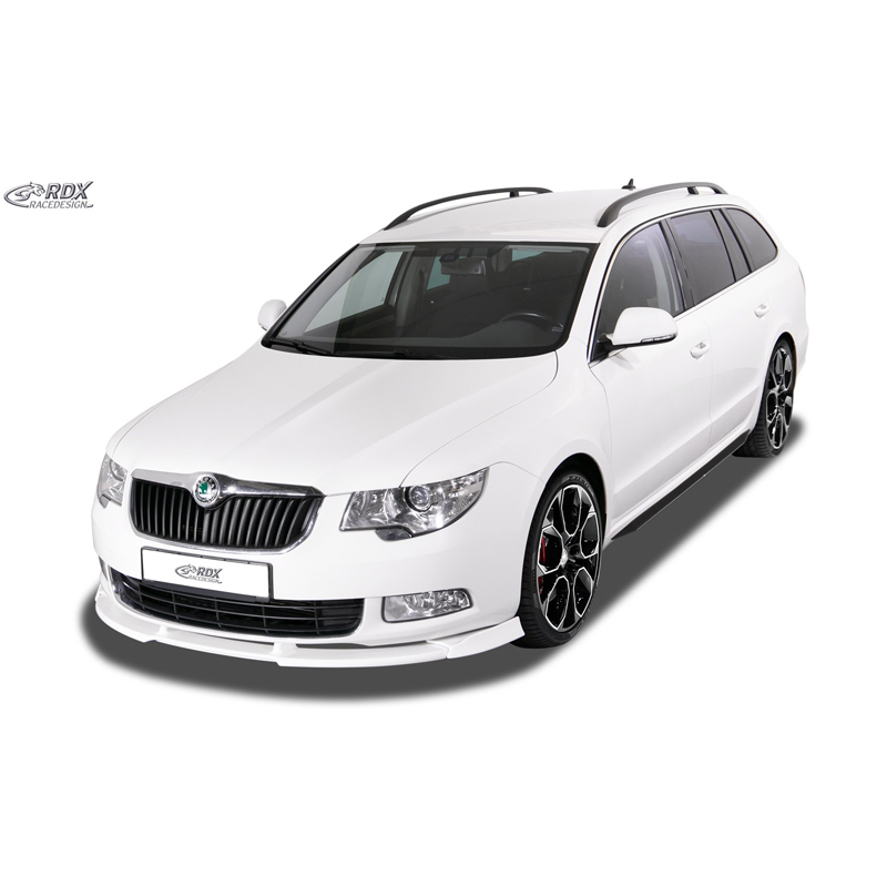 Side skirts 'Slim'  Skoda Superb II (3T) 2008-2015 (ABS glossy black)