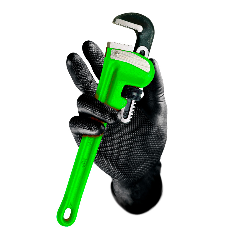 Gripp-It Nitrile Gloves - size L - Black - Dispenserbox of 50 pcs
