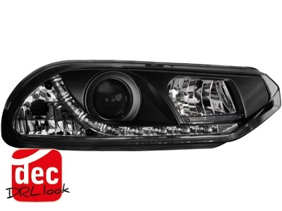 Headlights Alfa Romeo 156 LED Devil Eyes Dayline Black
