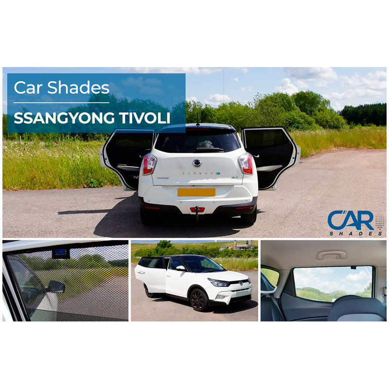 Set Car Shades (rear side doors)  SsangYong Tivoli 2015-2023 (2-pieces)