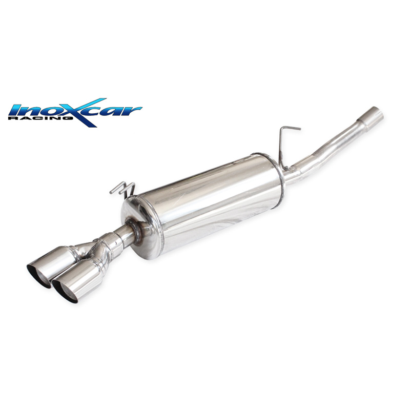 100% Inox Sport Exhaust  Fiat Barchetta 1.8 1995-2003 2x70mm Racing