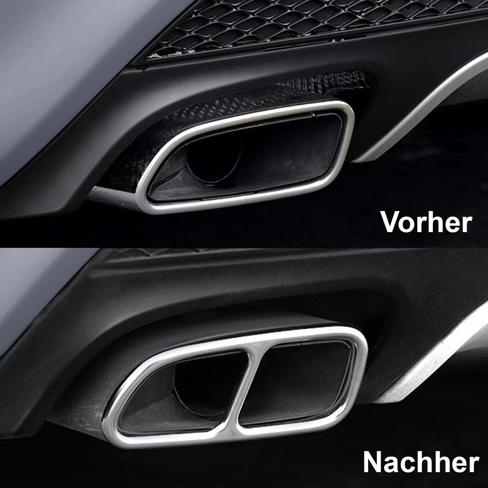 Uitlaat Sierstukken Mercedes CLA C117 X117 13-16