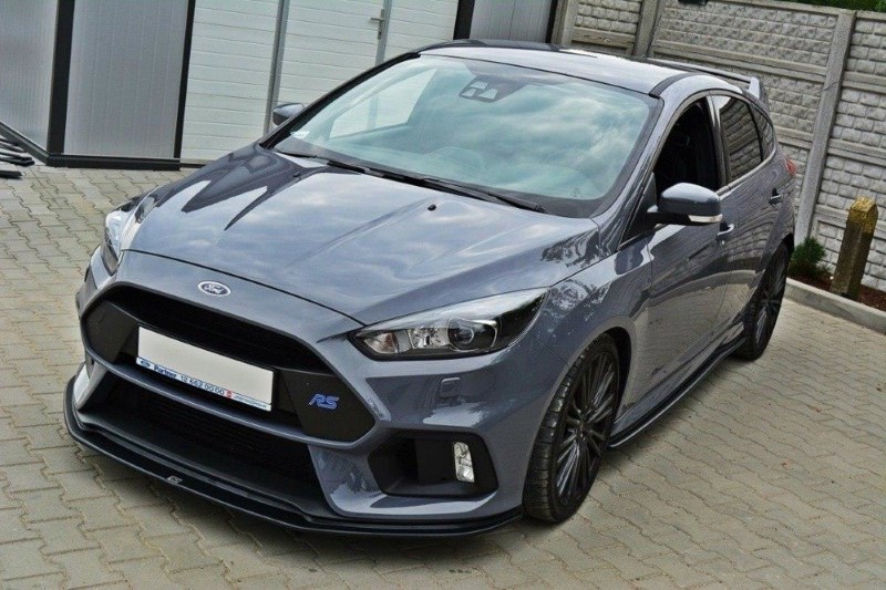 Voorspoiler Ford Focus RS Mk3 V.3 Glanzend Zwart
