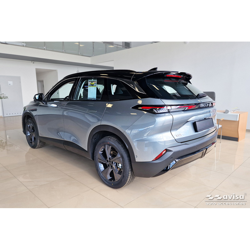 Matzwart RVS Achterbumperprotector  BAIC Beijing 5 (X55) II 2023-