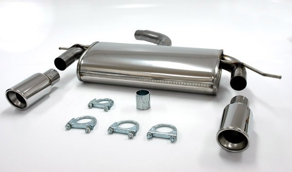 Simons Dual Power Einddemper VW Golf V 2003>