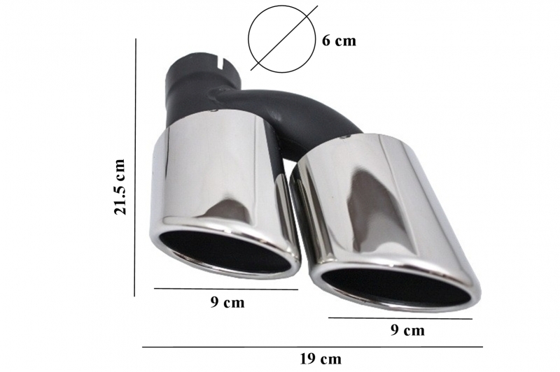 Diffuser Audi A6 C7 11-14 S6 Look Chroom
