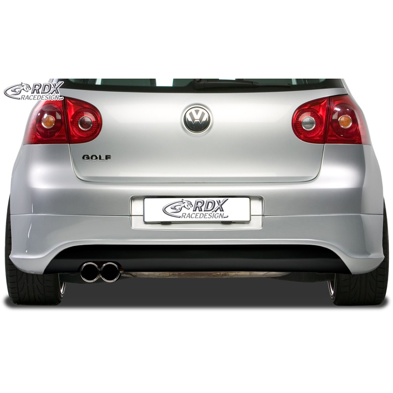 Rear bumper skirt  Volkswagen Golf V R32 Hatchback 3/5-doors 2003-2008 (exhaust left) excl. Variant/Plus (ABS)