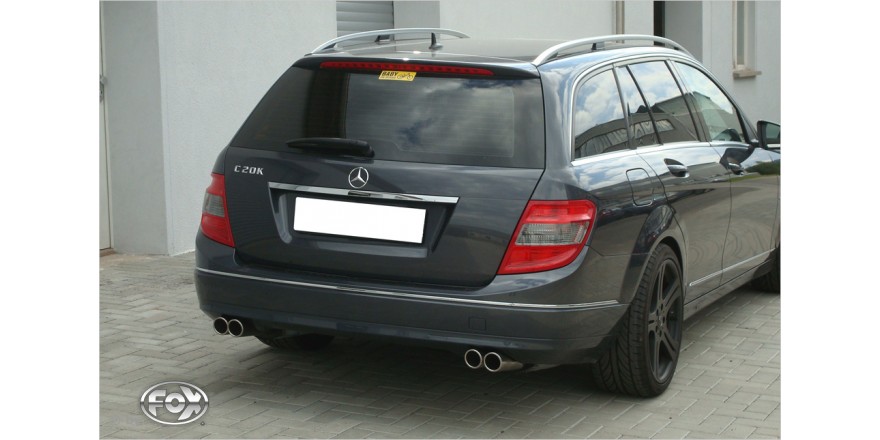 Mercedes C-Klasse 4 Zylinder - W204/S204 Einddemper rechts/links