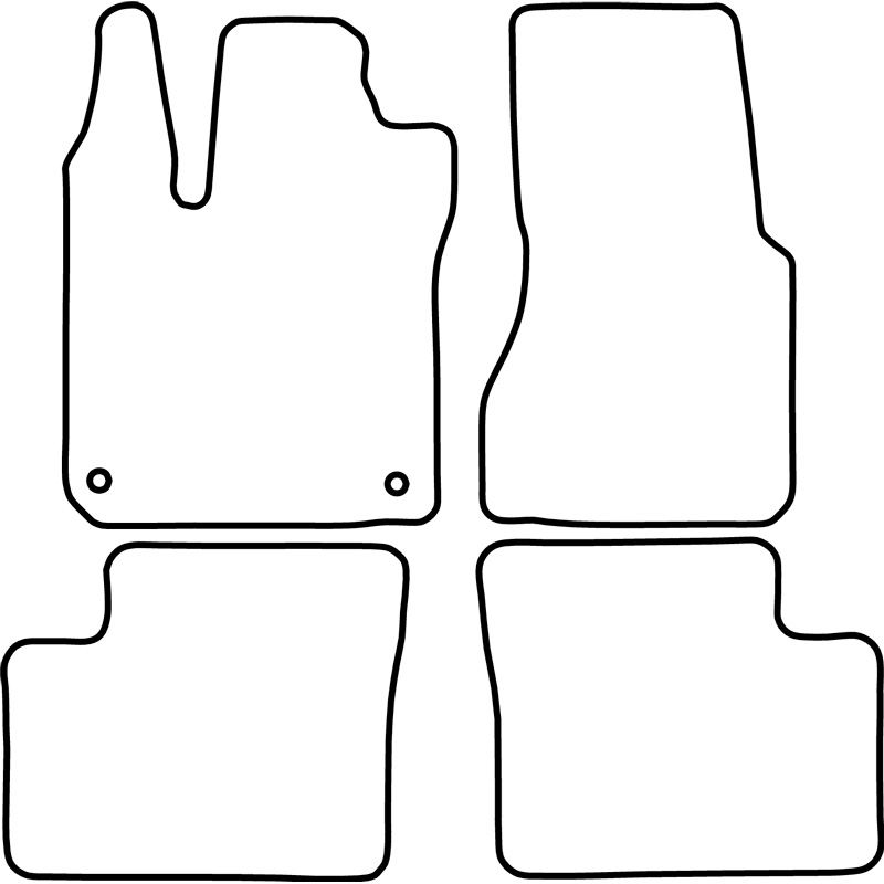 Automatten  Smart ForTwo II 2007-