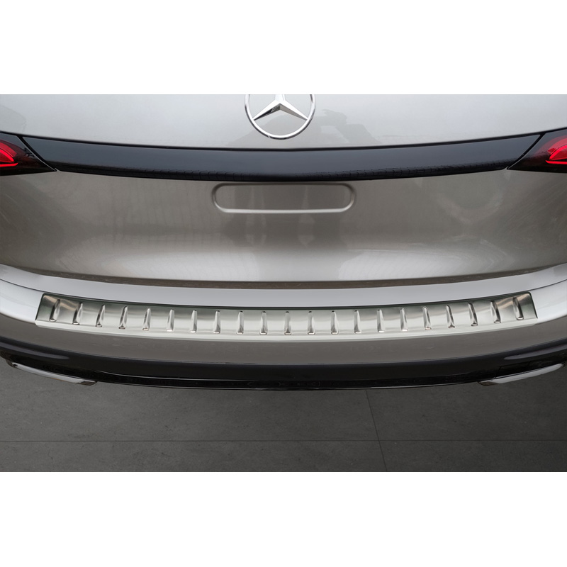 Stainless Steel Rear bumper protector  Mercedes GLC II (X254) 2022- 'Ribs'