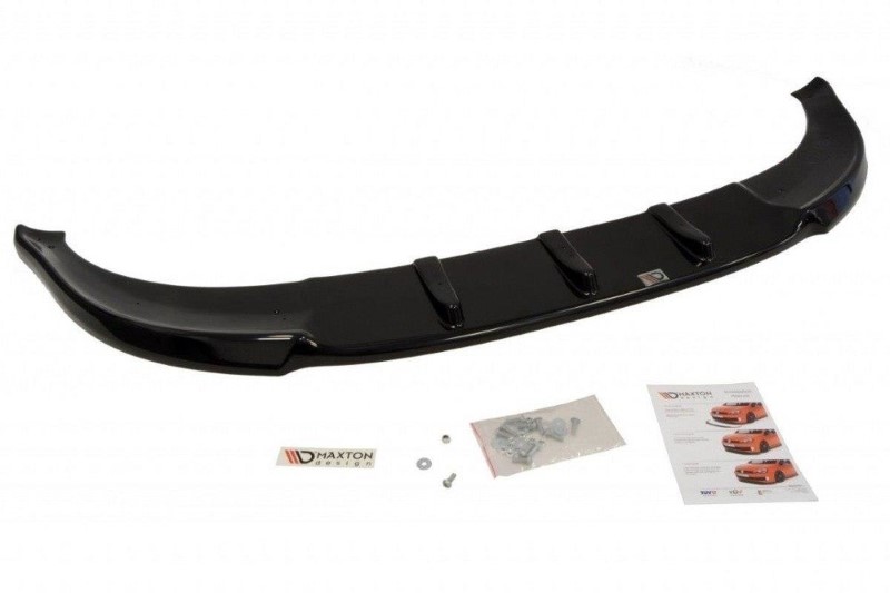 Voorspoiler Audi A3 8P 2003-2005 glanzend zwart