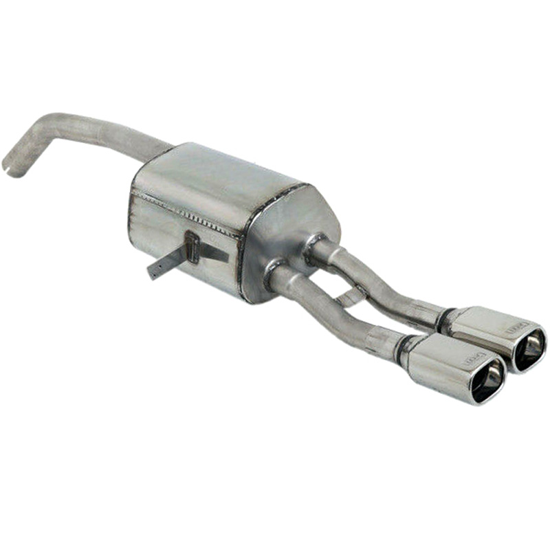 Stainless steel sport exhaust  Renault Megane III Grandtour/Cabrio 1.4TCE 96kW/1.6 74/81kW/1.5dCi 62/77kW/1.9dCi 96kW/2.0dCi 118kW 2008-2012 2x 80x65mm