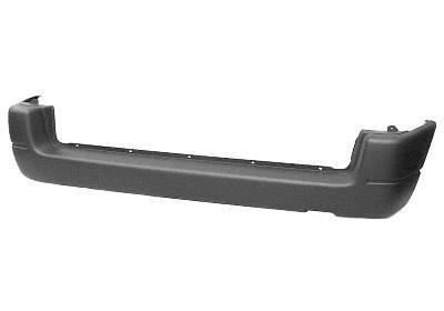 achterbumper, zwart Peugeot Partner, 2002-2008