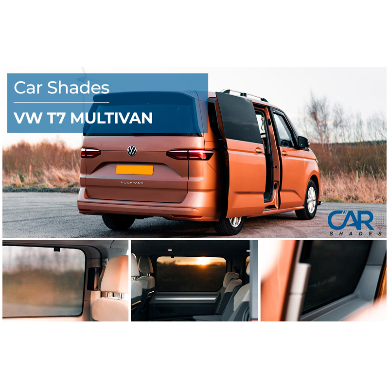 Set Car Shades (rear side doors)  Volkswagen T7 Multivan (Life) 2021- (2-pieces)