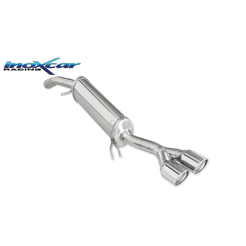 100% Inox Sport Exhaust  Fiat New Bravo (198) 1.4 T-Jet Sport 150hp 2007- 2x80mm X-Race