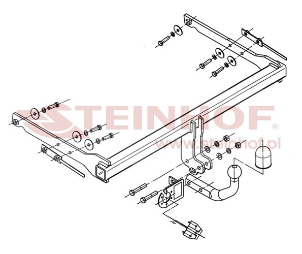 Trekhaak Ford Mondeo 5D 06/2007-2014