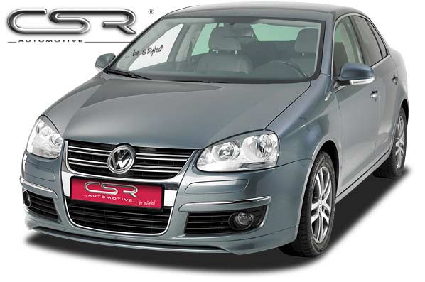 Koplampspoiler VW Golf 5 / Jetta 5 CSR Glans Zwart