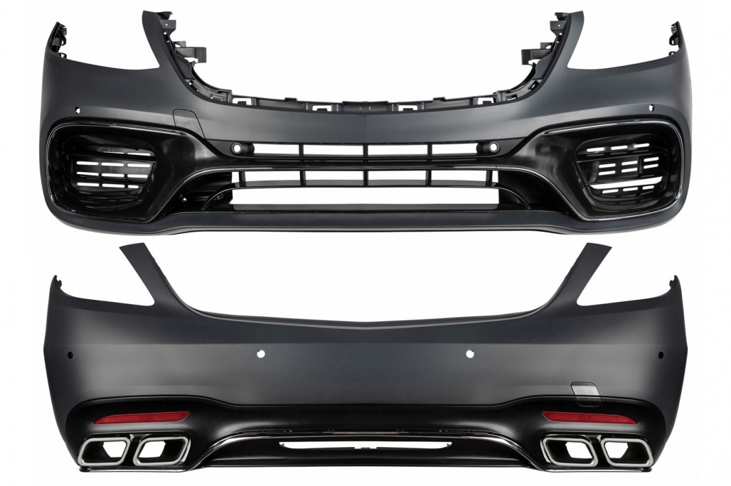 Bodykit Bumper set W222 S63 AMG look Facelift Black
