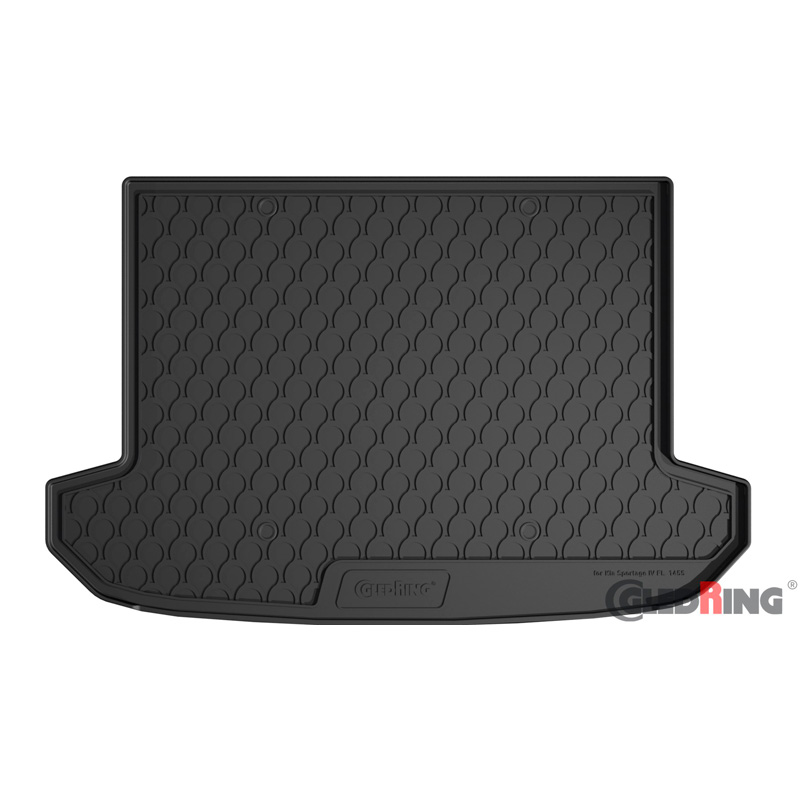 Rubbasol (Rubber) Trunk mat  Kia Sportage Facelift 2018-2021 (Upper variable floor)