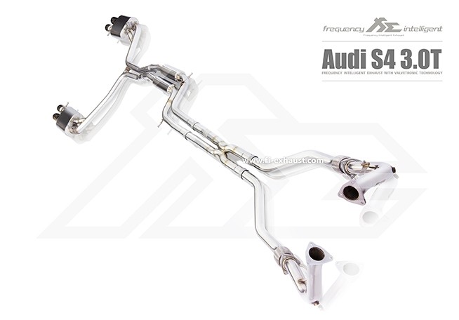 FI Exhaust Cat-Back Systeem Audi S4 B8 3.0TFSi Valvetronic