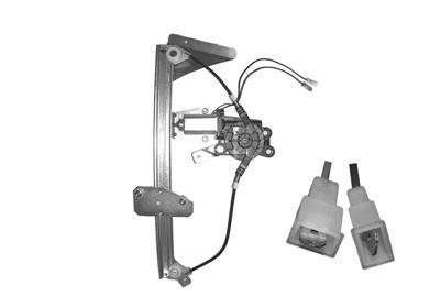 raammechanisme, incl motor, rechts Smart Fortwo, 1998-2007