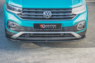 Voorspoiler VW T-Cross Glans Zwart