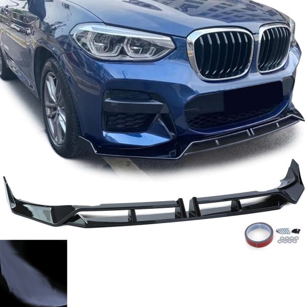 Voorspoiler BMW X3 M pakket G01 21+ Glans Zwart