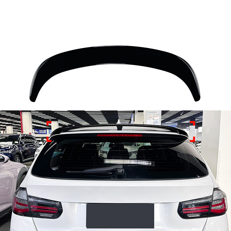 Dakspoiler (Spoiler Cap)  BMW 3-Serie F31 Touring 2012-2019 (ABS Glanzend zwart)