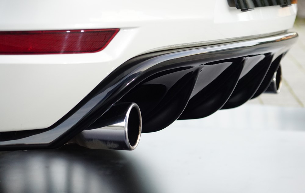 Diffuser Volkswagen Golf 6 GTI GTD Rieger Glans Zwart