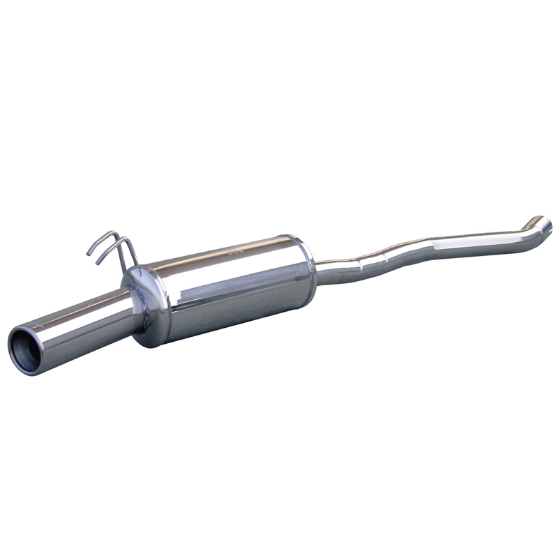 100% Inox Sport Exhaust  Fiat Barchetta 1.8 1995-2003 80mm