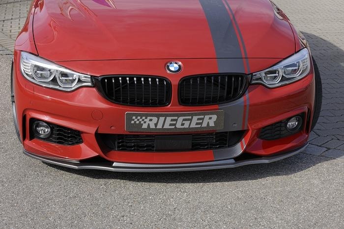 Voorspoiler lip BMW 4 serie F32/F33/F36 M pakket Carbon look