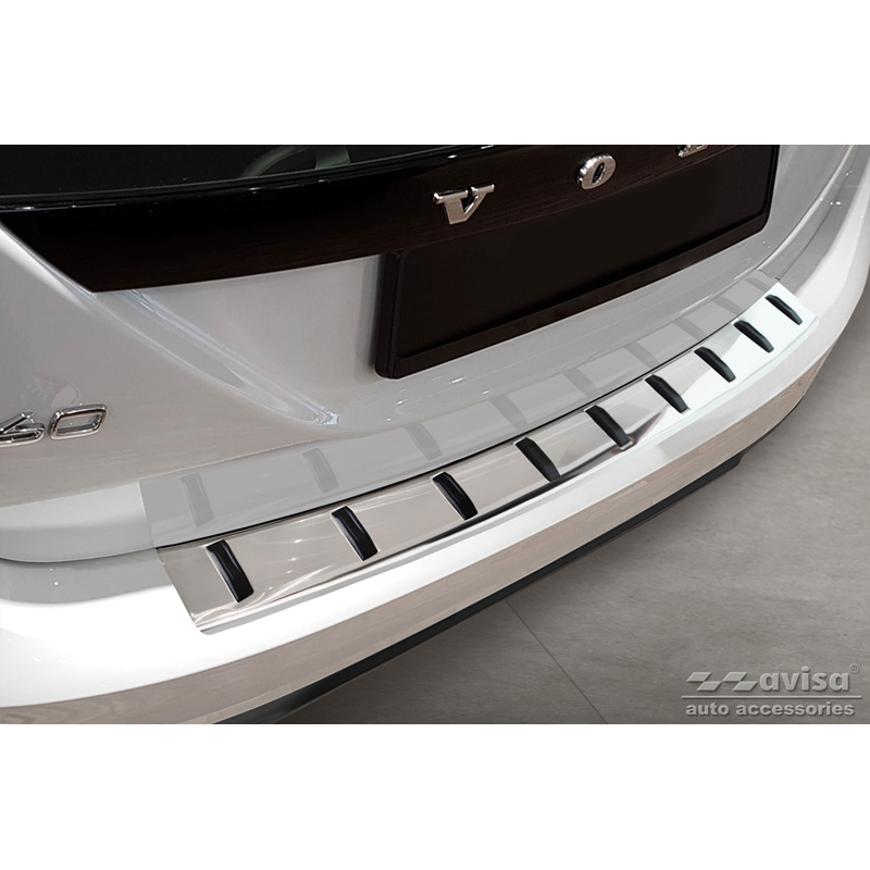 RVS Achterbumperprotector  Volvo V60 2010-2018 & V60 Cross country 2015-2018 'STRONG EDITION'