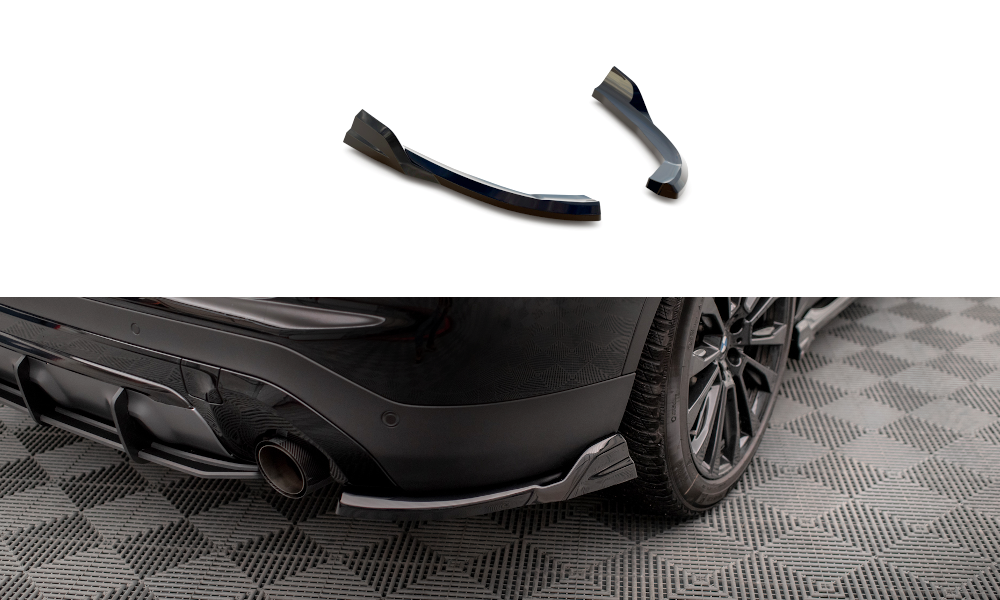 Zijdiffusers BMW X3 G01 2017 - 2021 Maxton Glans Zwart