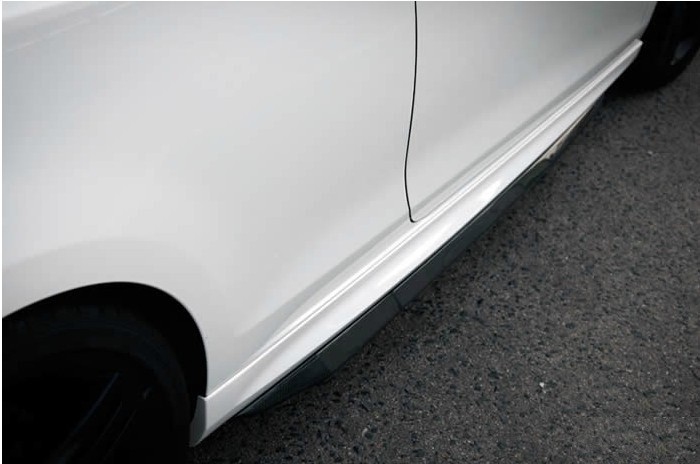 Zijskirts VW Golf VI R20 extenties Carbon