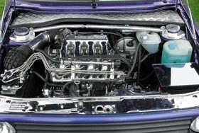 Veerpootbrug VW Golf II (GTI, 16V)